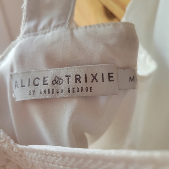 Alice & Trixie White Fringe Romper NWT - Picture 7 of 8